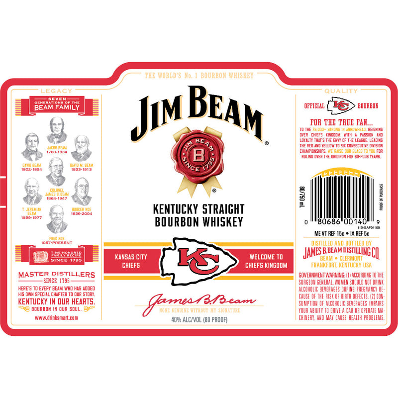 Jim Beam Kansas City Chiefs Edition