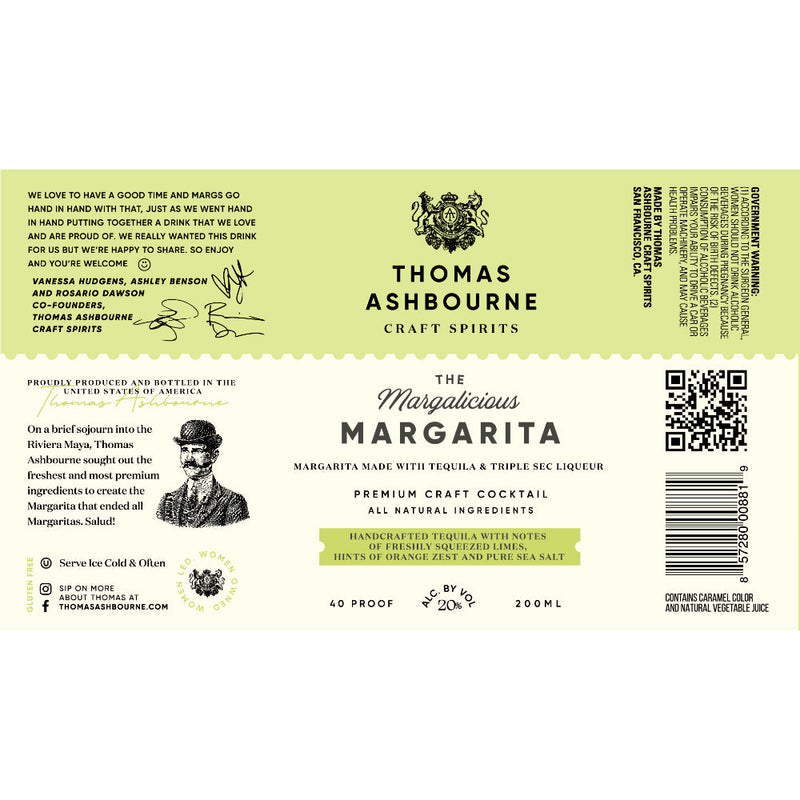 Thomas Ashbourne The Margalicious Margarita by Vanessa Hudgens 4PK Cans